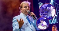 Fan le pide matrimonio a Cristian Castro en pleno concierto y esta fue su reacción