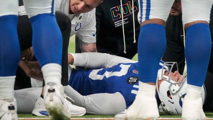 Raiders' Tristin McCollum fined $5,722 for hit that ended Colts' Spencer Shrader's season