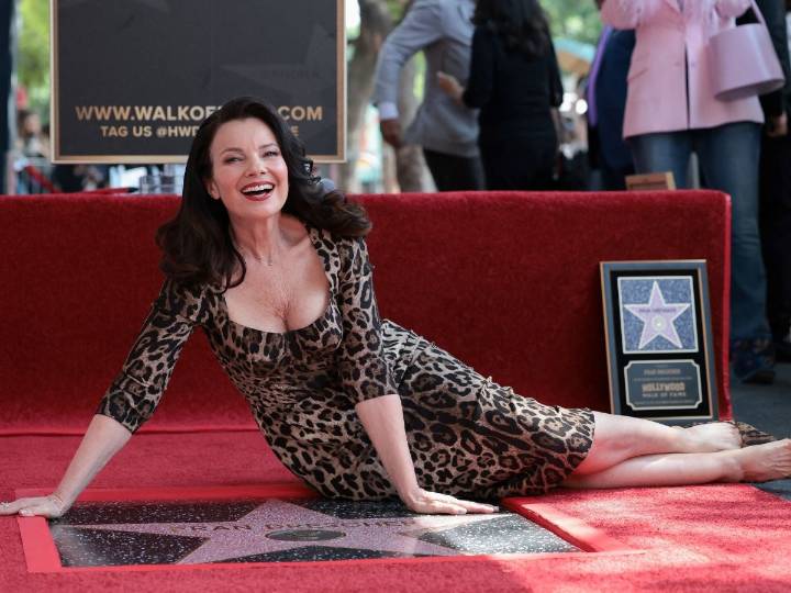 Fran Drescher recibe una estrella en Hollywood