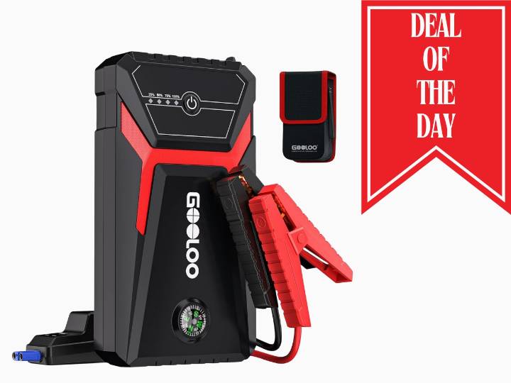 Portable jump starter 2025: GOOLOO 1500A device now $39 at Walmart