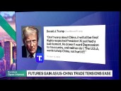Trump Tries to Tone Down Trade Tensions With China