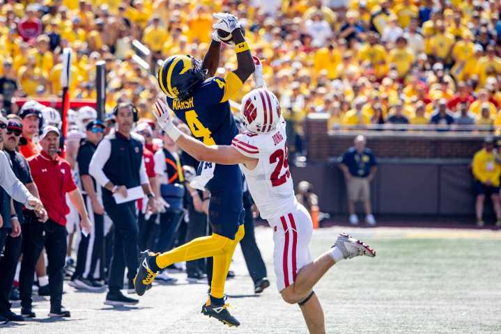 With drops piling up, a freshman receiver comes to the rescue for Michigan