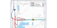 Weather delays work, expected closure on NB I