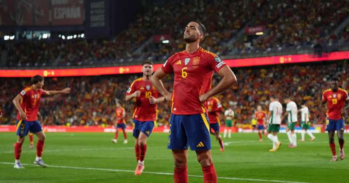 España golea a Bulgaria con exhibición de Mikel Merino y deja encarrilado el billete al Mundial