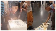 Katy Perry causa polémica al lanzar su pastel de cumpleaños al suelo