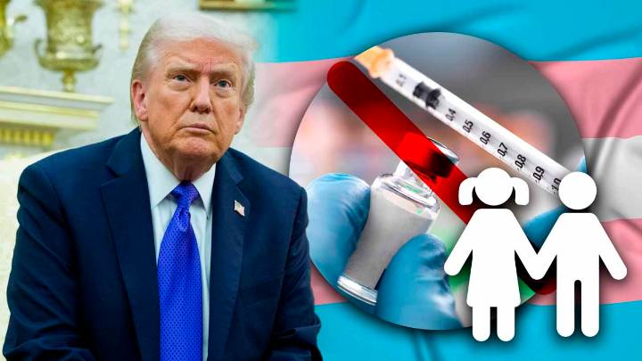 Trump busca restringir atención médica específica para menores transgénero en EEUU