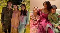 Ananya Panday Poses With Karan Johar's Kids Yash And Roohi In Her Family Diwali Pics