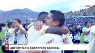 Universitario tricampeón: así fue la eufórica celebración de los jugadores cremas en Tarma tras el triunfo ante ADT