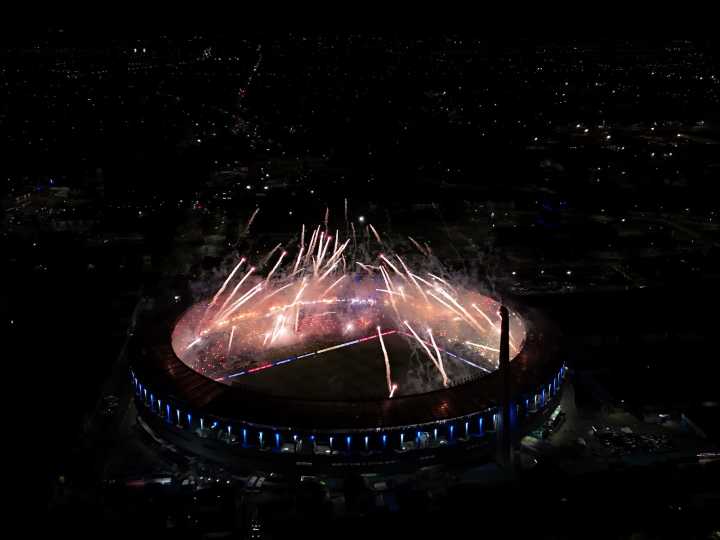 Lo que no se vio de la eliminación de Racing ante Flamengo: Marcos "R" otra vez al límite, Francella con Chiqui Tapia y la fiesta de la previa por dentro