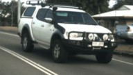 Three men on the run after teenage boy's ute stolen in terrifying armed robbery in coastal Queensland town