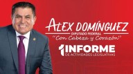 Primer informe de actividades del diputado Alejandro Domínguez