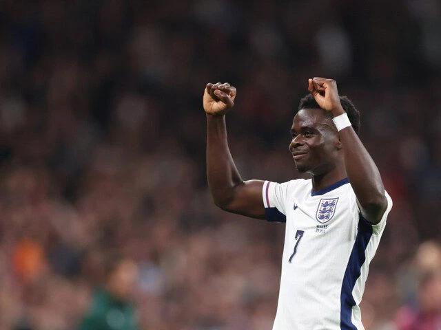 Saka lights up England's confident friendly win over Wales