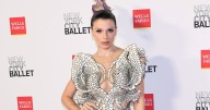Julia Fox’s Scale-Pattern Dress Looks Like She’s Carrying an Art Piece