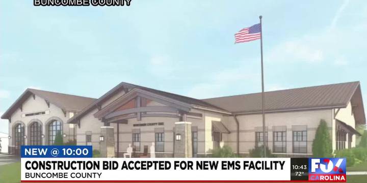 Construction bid accepted for new EMS facility in Buncombe County