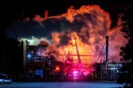 Massive fire erupts at Chevron refinery just outside Los Angeles; flames visible for miles