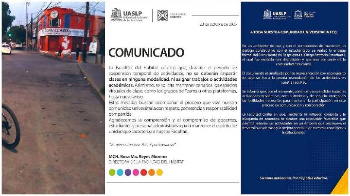 Al menos 10 facultades de la UASLP se mantienen en paro