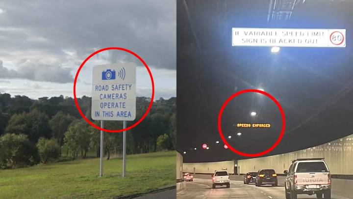 Secret signs you are approaching a speed camera