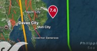 Sismo de magnitud 7.6 sacude sur de Filipinas