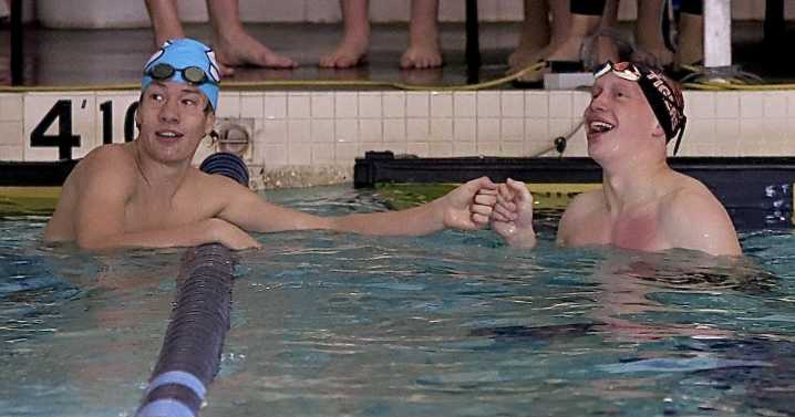 Grimes siblings shine at 5A district VI swimming meets