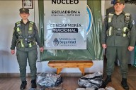 Gendarmería Nacional incautó más de ocho kilos de marihuana en un control en la Ruta 14