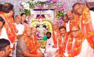 Why did Harish Rao visited Bhagyalakshmi temple?