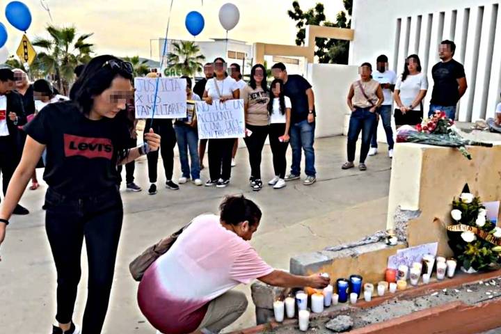 Familiares protestan en Los Cabos, tras decisión judicial sobre accidente que dejó a 3 fallecidos 