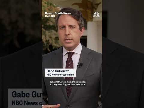 Trump orders U.S. to begin testing nuclear weapons