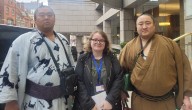 Sumo wrestlers descend on London before grand tournament