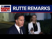 NATO Secretary General Rutte speaks after meeting with Trump