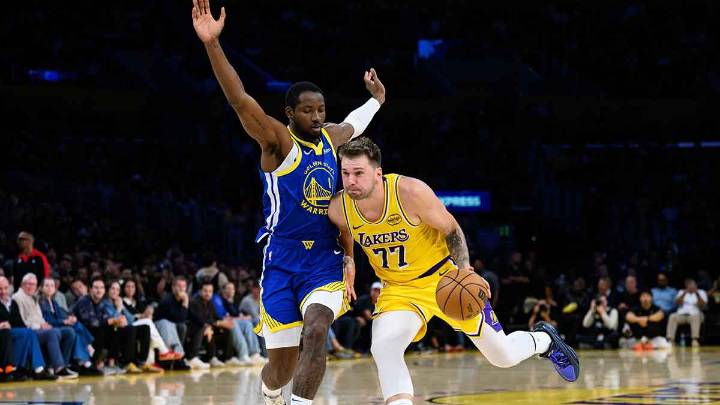 Lakers’ Luka Doncic tries to calm panic over concerning groin injury suffered vs. Warriors