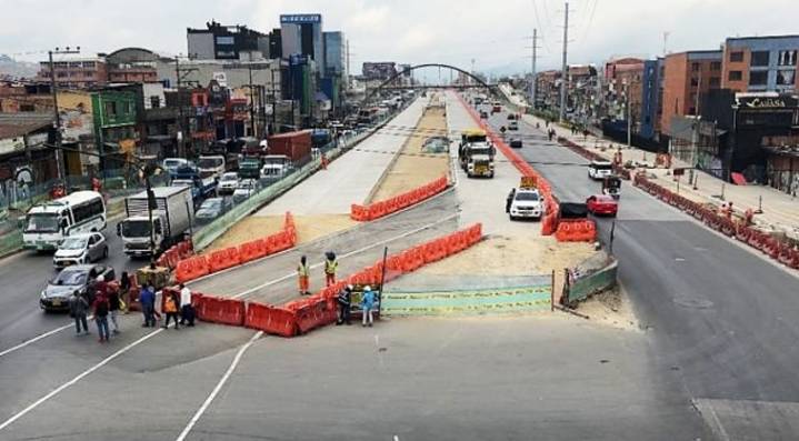 Más trancones en Soacha: anuncian cambios y cierres en la autopista Sur por obras de TransMilenio