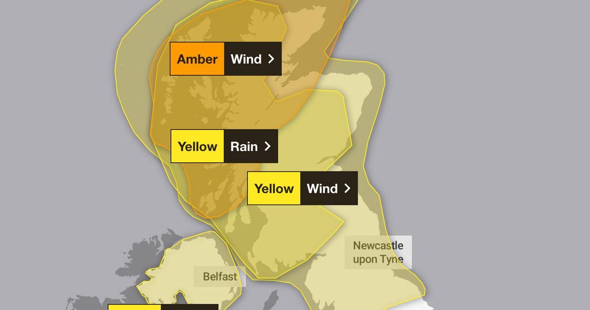 Storm Amy declared 'danger to life' as Brits told to brace for 95mph winds