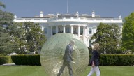To Avoid Falling, Biden To Traverse Lawn In Giant Hamster Ball