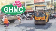 Hyderabad Road Potholes Repaired Across GHMC