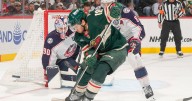 Marchenko's hat trick and Merzlikins' 48 saves help Blue Jackets spoil Wild home opener with 7