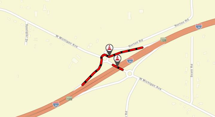I-94 roundabout near Parma closing for repairs until Oct. 27