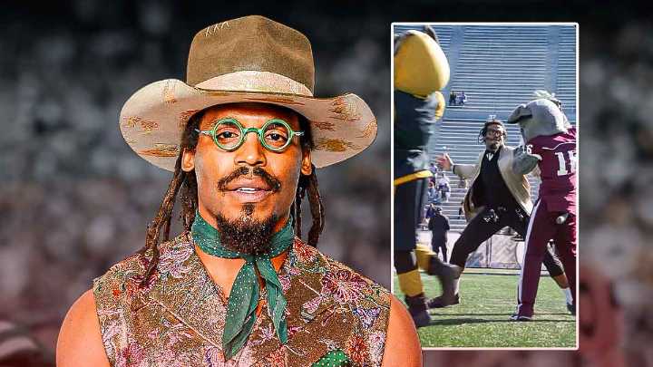 Cam Newton slaps Alabama A&M mascot in interesting First Take moment