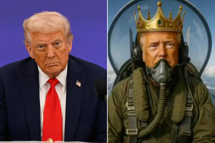 Donald Trump Posts AI Video of Himself Bombing Protesters