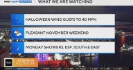 Windy Friday, nice Halloween and a pleasant weekend weather forecast for Maryland