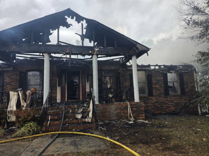 No one injured, house total loss after fire in Hazel Green