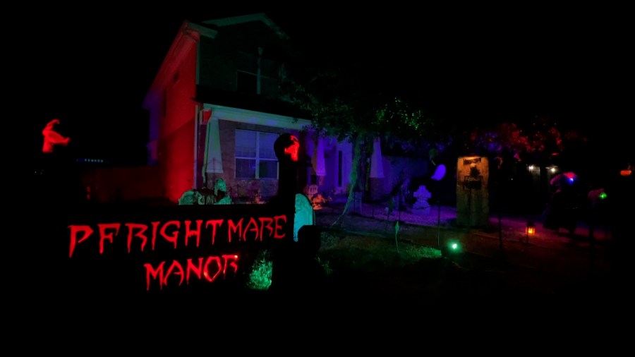 Behind Pflugerville's free 'Pfrightmare Manor' is a few guys with a passion for art, community