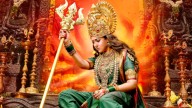 Nayanthara exudes divine aura in Mookuthi Amman 2 poster