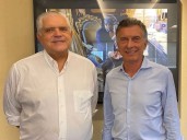 "El gato va a votar al bulldog". López Murphy publicó una vieja foto con Macri para atraer a los votantes de Pro