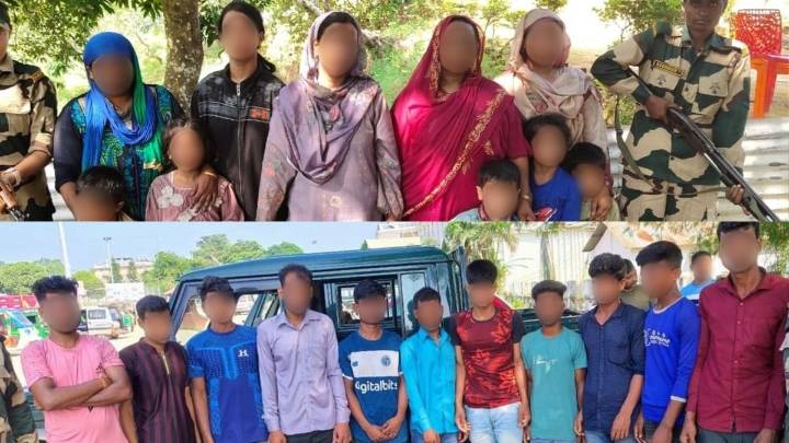21 illegal migrants caught in Tripura as BSF ramps up border security ahead of festivals