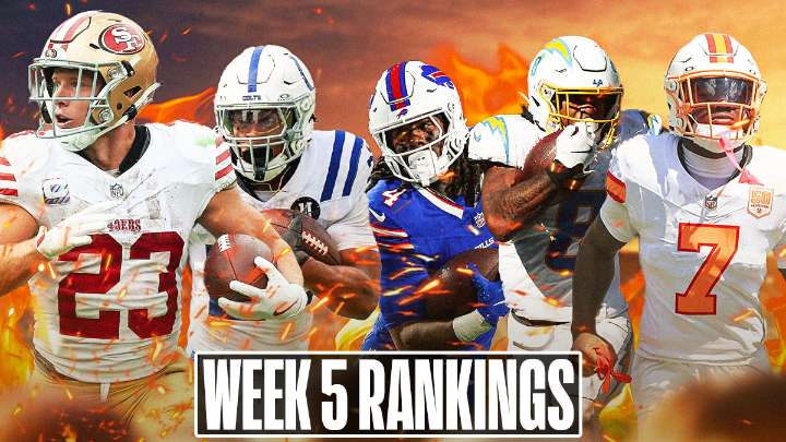 Fantasy Football Running Back Rankings: Week 5