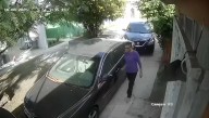 “Leydi Rayitas” es captada rayando autos en Reynosa; video se vuelve viral