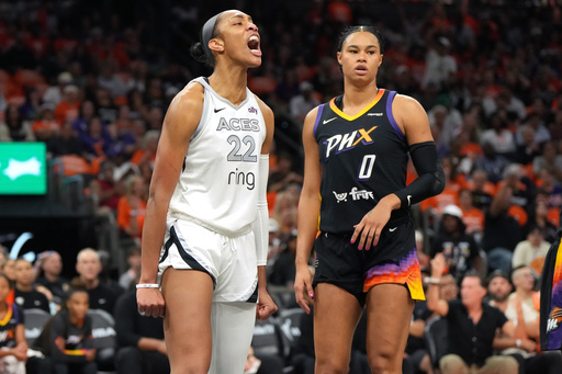 Wilson hits last-second jumper to lift Aces over Mercury 90