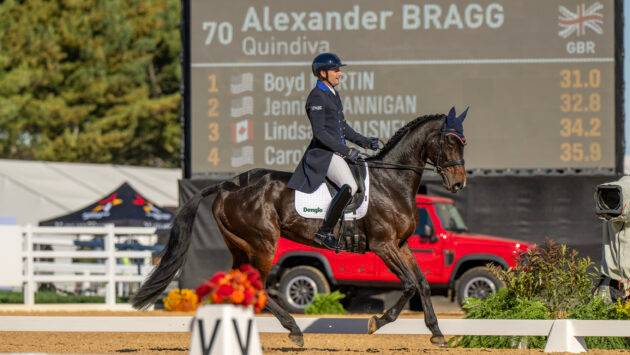 Tricky ride in Maryland 5 Star dressage for Alex Bragg