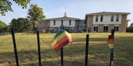 Overland Park police investigating potential hate crime after church banner is vandalized