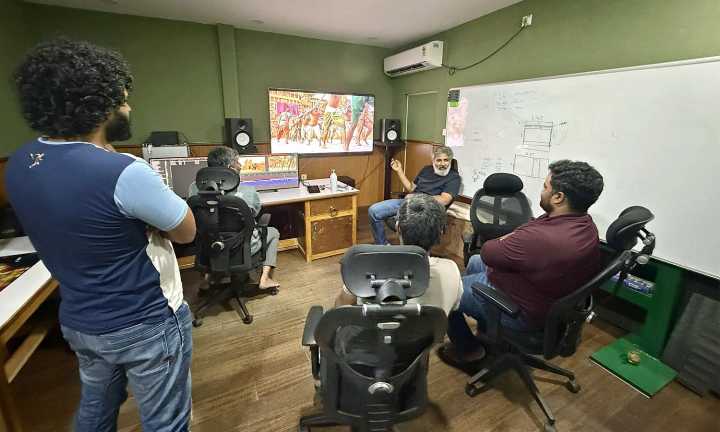 SS Rajamouli Gives Finishing Touches to Baahubali The Epic
